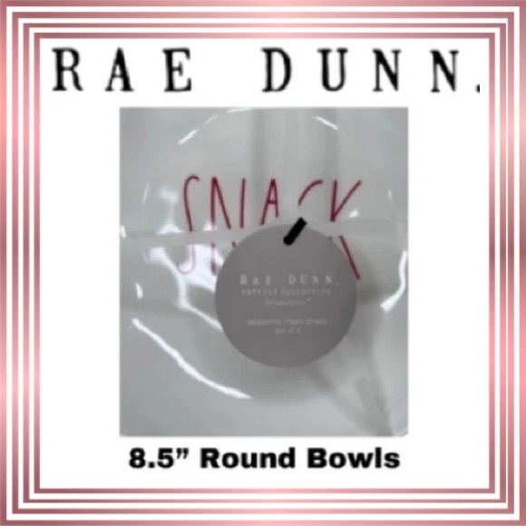 RAE DUNN Set of 4 “Pasta Bowls” - Picture 6 of 7